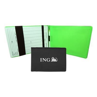 Branded Promotional GOLF SCORECARD HOLDER Golf Scorecard From Concept Incentives.