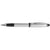 Branded Promotional GSR01 ROLLERBALL PEN in Silver with Black Trim Pen From Concept Incentives.