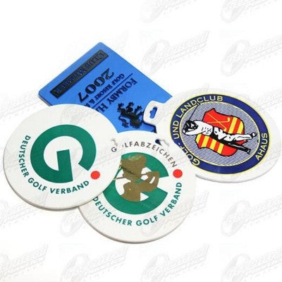 Branded Promotional PLASTIC GOLF BAG TAG Golf Bag Tag From Concept Incentives.