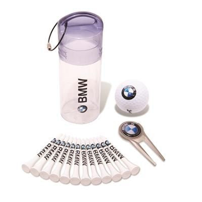 Branded Promotional 1 BALL GOLF DAY GIFT TUBE 11 Golf Gift Set From Concept Incentives.