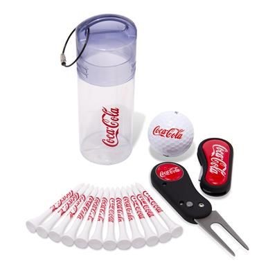 Branded Promotional 1 BALL GOLF DAY GIFT TUBE 8 Golf Gift Set From Concept Incentives.