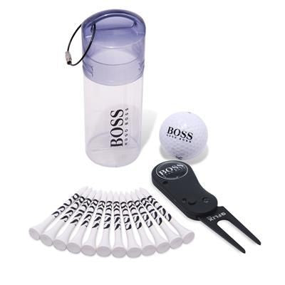 Branded Promotional 1 BALL GOLF DAY GIFT TUBE 9 Golf Gift Set From Concept Incentives.
