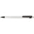 Branded Promotional GUEST MECHANICAL PROPELLING PENCIL in White with Black Trim Pencil From Concept Incentives.