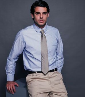 Branded Promotional HENBURY LONG SLEEVE CLASSIC OXFORD SHIRT Shirt From Concept Incentives.