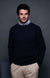 Branded Promotional HENBURY LAMBSWOOL CREW NECK JUMPER Jumper From Concept Incentives.