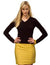 Branded Promotional HANES LADIES V NECK JUMPER Jumper From Concept Incentives.