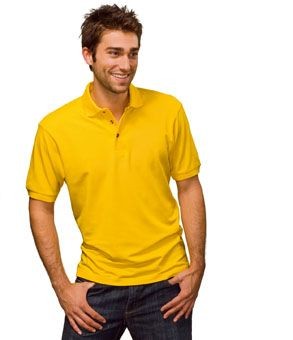 Branded Promotional HANES TOP PIQUE POLO SHIRT Polo Shirt From Concept Incentives.