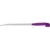 Branded Promotional HARRIER EXTRA BALL PEN in White with Purple Trim Pen From Concept Incentives.