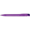 Branded Promotional HARRIER FROST BALL PEN in Purple Pen From Concept Incentives.