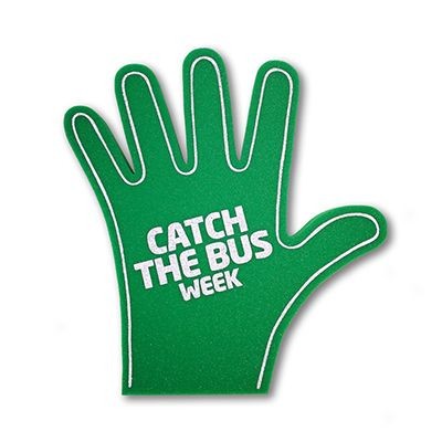 Branded Promotional FOAM HIGH FIVE HAND Hand From Concept Incentives.