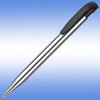 Branded Promotional HARRIER METAL MECHANICAL PROPELLING PENCIL in Silver with Black Trim Pencil From Concept Incentives.