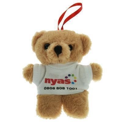 Branded Promotional 10CM TINY TED with Tee Shirt Soft Toy From Concept Incentives.