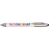 Branded Promotional HI-CAP BALL PEN in White Pen From Concept Incentives.