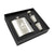 Branded Promotional TROYES HIP FLASK SET Hip Flask From Concept Incentives.