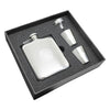 Branded Promotional KEMPTON HIP FLASK SET Hip Flask From Concept Incentives.