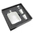 Branded Promotional KEMPTON HIP FLASK SET Hip Flask From Concept Incentives.