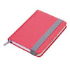 Branded Promotional TROIKA SLIM PAD NOTE PAD DIN A6 in Red Jotter From Concept Incentives.