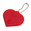 Branded Promotional HEART REFLECTIVE KEYRING Keyring From Concept Incentives.