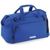 Branded Promotional HOMESTEAD 600D POLYESTER HOLDALL in Royal Blue Bag From Concept Incentives.