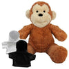 Branded Promotional PRINTED PROMOTIONAL SOFT TOY 20CM MAX MONKEY with Hoody Soft Toy From Concept Incentives.