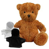 Branded Promotional PRINTED PROMOTIONAL SOFT TOY JAMES II TEDDY BEAR with Hoody Soft Toy From Concept Incentives.