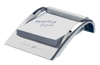 Branded Promotional LEXINGTON PAPER TRAY in Silver Note Pad From Concept Incentives.