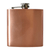 Branded Promotional 6OZ HIP FLASK in Rose Gold Hip Flask From Concept Incentives.