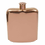 Branded Promotional 6OZ LUXURY HIP FLASK in Rose Gold Hip Flask From Concept Incentives.