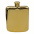 Branded Promotional 6OZ LUXURY HIP FLASK in Gold Hip Flask From Concept Incentives.