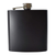 Branded Promotional 6OZ HIP FLASK in Matt Black with Stock Box Hip Flask From Concept Incentives.