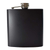 Branded Promotional 6OZ BLACK GIFT SET with Cup Hip Flask From Concept Incentives.