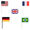 Branded Promotional COUNTRY HAND HELD FLAG Flag From Concept Incentives.