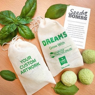 Branded Promotional HERB SEEDS BOMB Seeds From Concept Incentives.