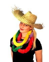 Branded Promotional HAWAIIAN BEACHCOMBER STRAW HAT Hat From Concept Incentives.