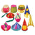 Branded Promotional DELUXE FOILBOARD CARNIVAL PARTY HAT Hat From Concept Incentives.