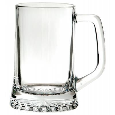 Branded Promotional SMALL STERN TANKARD 10OZ, 120MM HIGH Beer Glass From Concept Incentives.