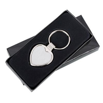 Branded Promotional HEART EXECUTIVE KEYRING Keyring From Concept Incentives.