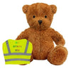 Branded Promotional PRINTED PROMOTIONAL SOFT TOY JAMES II TEDDY BEAR with Hi-vis Vest Soft Toy From Concept Incentives.