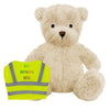 Branded Promotional PRINTED PROMOTIONAL SOFT TOY JAMES III TEDDY BEAR with Hi-vis Vest Soft Toy From Concept Incentives.