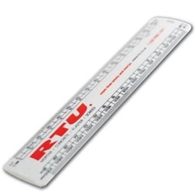 Branded Promotional 150MM ARCHITECT RULER Ruler From Concept Incentives.