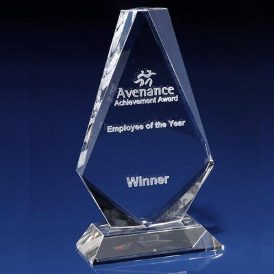 Branded Promotional CRYSTAL GLASS ICEBERG AWARD OR TROPHY AWARD Award From Concept Incentives.