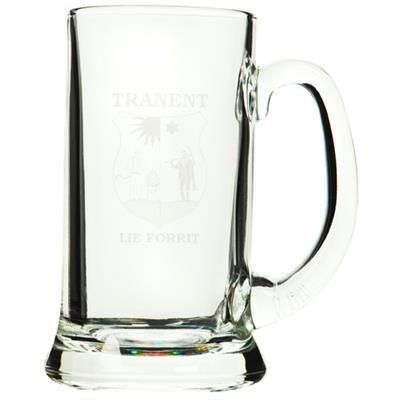 Branded Promotional ICON PLAIN PINT TANKARD Beer Glass From Concept Incentives.