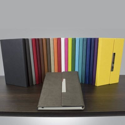 Branded Promotional INFUSION A5 MAGNET NOTE BOOK Notebook from Concept Incentives.