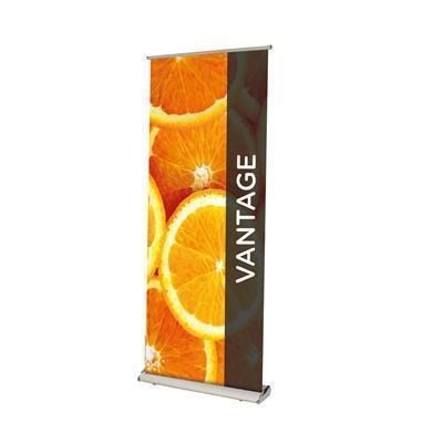 Branded Promotional VANTAGE PULL UP BANNER DELUXE BLOCKOUT Banner From Concept Incentives.