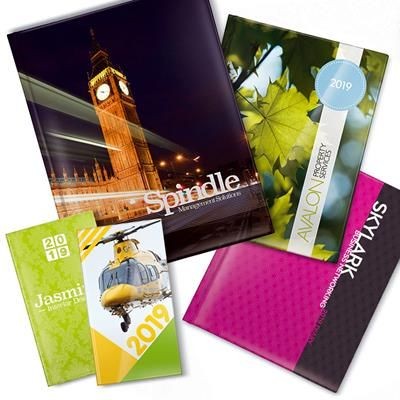 Branded Promotional BESPOKE DIARY OR NOTE BOOK Diary From Concept Incentives.
