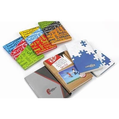 Branded Promotional INFUSION CMYK NOTE BOOK Notebook from Concept Incentives.