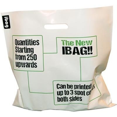 Branded Promotional HEAVY DUTY POLYTHENE PLASTIC SHOPPER CARRIER BAG Carrier Bag From Concept Incentives.