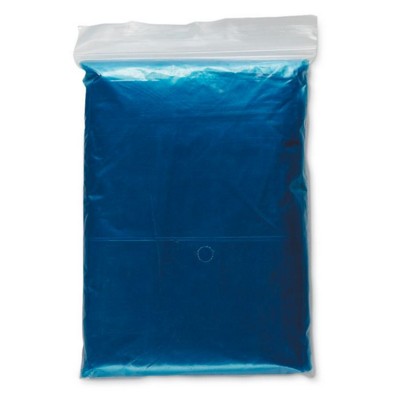 Branded Promotional EMERGENCY PONCHO COAT in Blue Poncho From Concept Incentives.