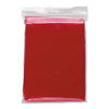 Branded Promotional EMERGENCY PONCHO COAT in Red Poncho From Concept Incentives.