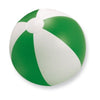 Branded Promotional INFLATABLE BEACH BALL in Green Beach Ball From Concept Incentives.